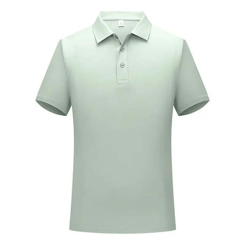 Summer 190g Mulberry Silk Polo Shirt 3 Button Light Beige - Image 3