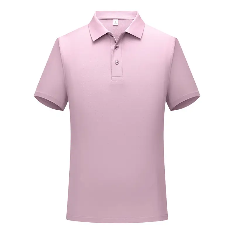 Summer 190g Mulberry Silk Polo Shirt 3 Button Light Beige - Image 4