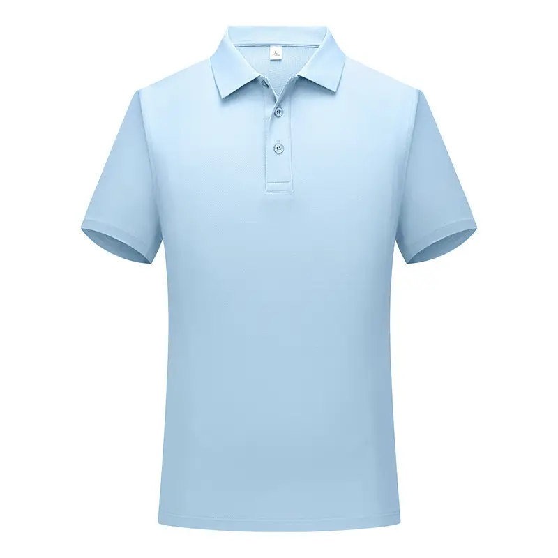 Summer 190g Mulberry Silk Polo Shirt 3 Button Light Beige - Image 5