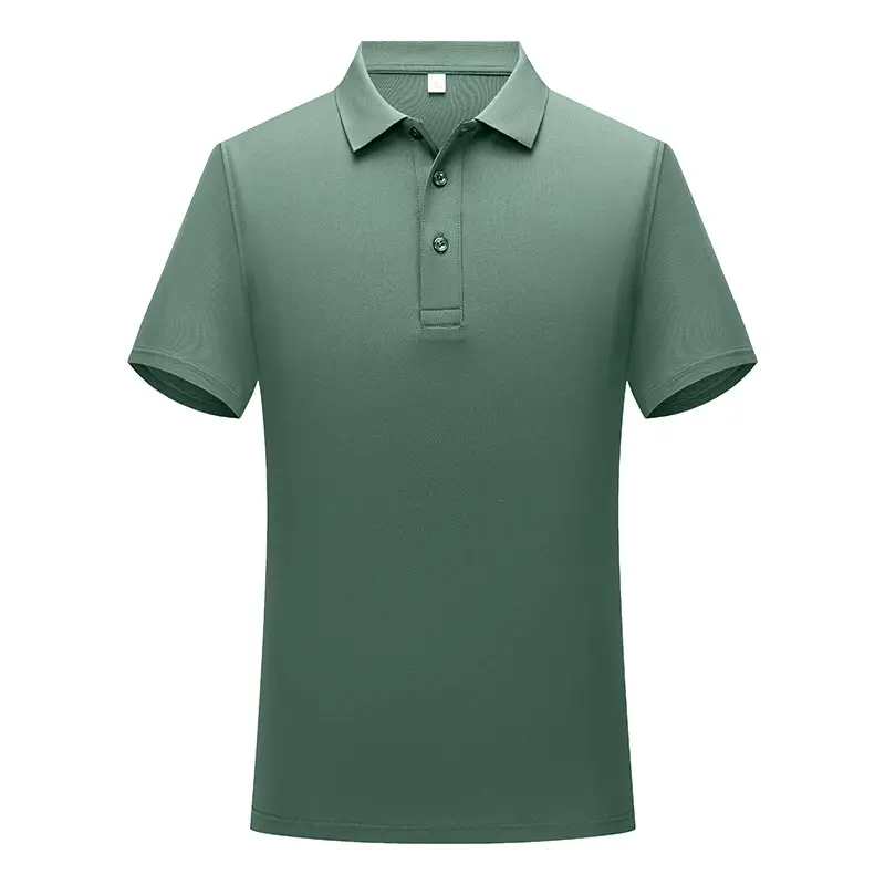 Summer 190g Mulberry Silk Polo Shirt 3 Button Light Beige - Image 9