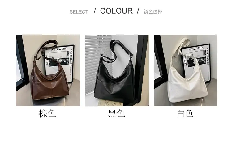 Black Leather Shoulder Bag for Women 2024 — feature 2