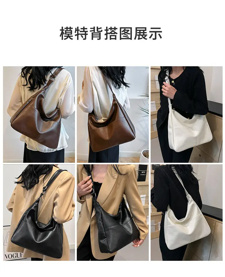 Black Leather Shoulder Bag for Women 2024 — feature 7