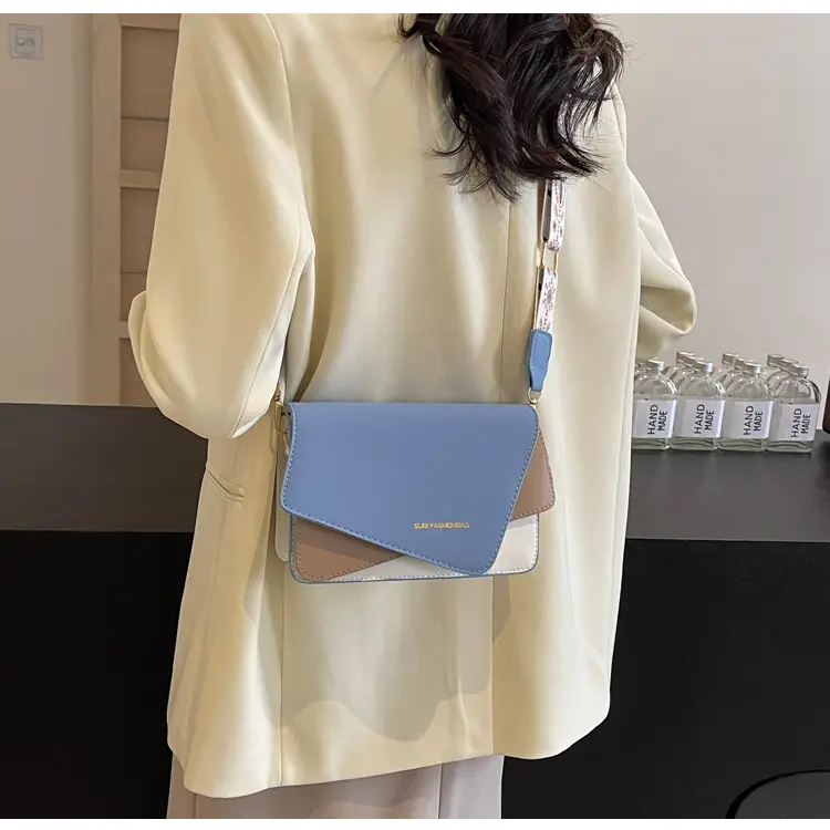 Women's Contrast Color Shoulder Crossbody Bag 2024 New — feature 14