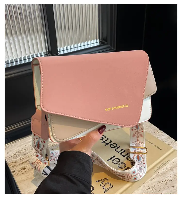 Women's Contrast Color Shoulder Crossbody Bag 2024 New — feature 2