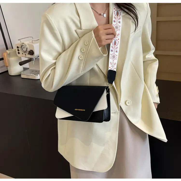 Women's Contrast Color Shoulder Crossbody Bag 2024 New — feature 24