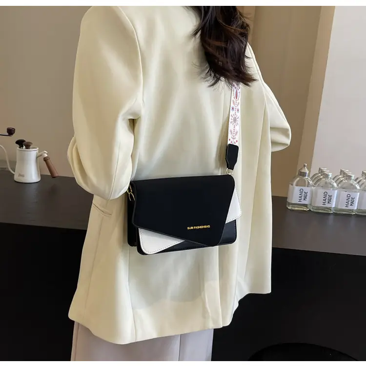 Women's Contrast Color Shoulder Crossbody Bag 2024 New — feature 26