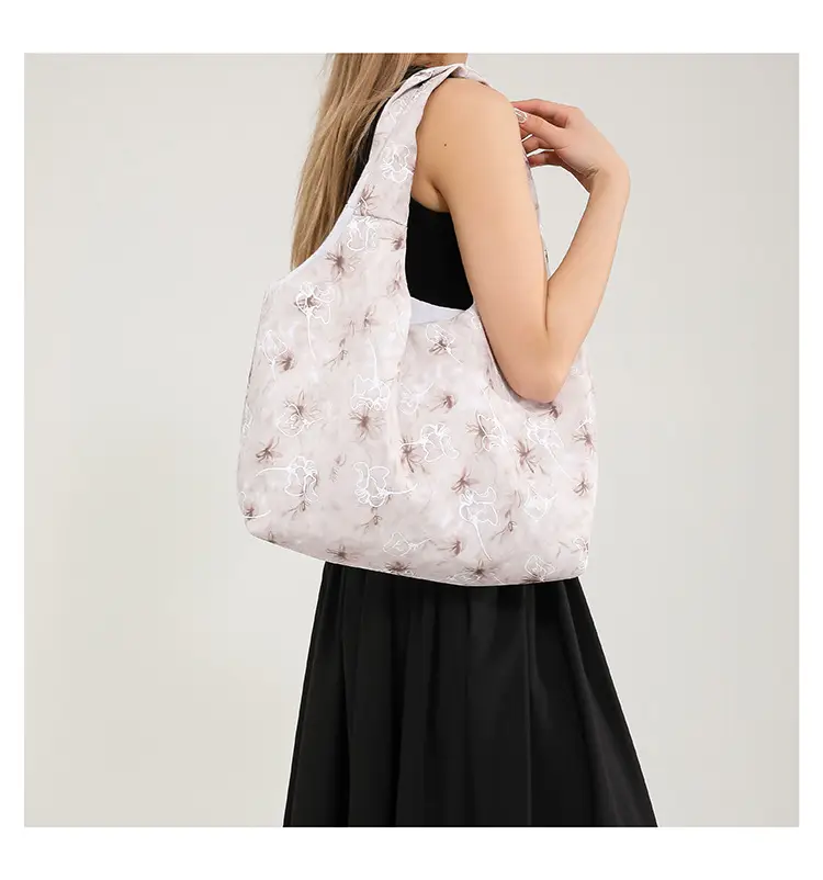 Women Floral Shoulder Bag Japanese Style Lightweight Antique Cloth — feature 18