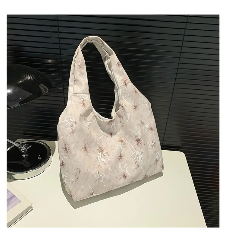 Women Floral Shoulder Bag Japanese Style Lightweight Antique Cloth - Image 4