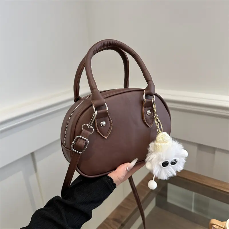 Vintage Niche Design Brown Shoulder Crossbody Bag Women Spring Summer 2024 - Image 9