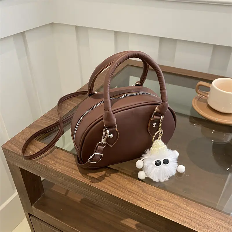 Vintage Niche Design Brown Shoulder Crossbody Bag Women Spring Summer 2024 - Image 8