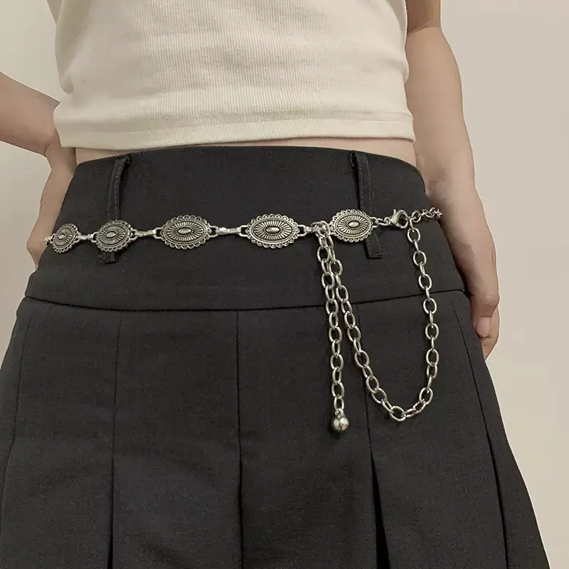 Retro Waist Chain Belt for Women Silver High End — feature 5
