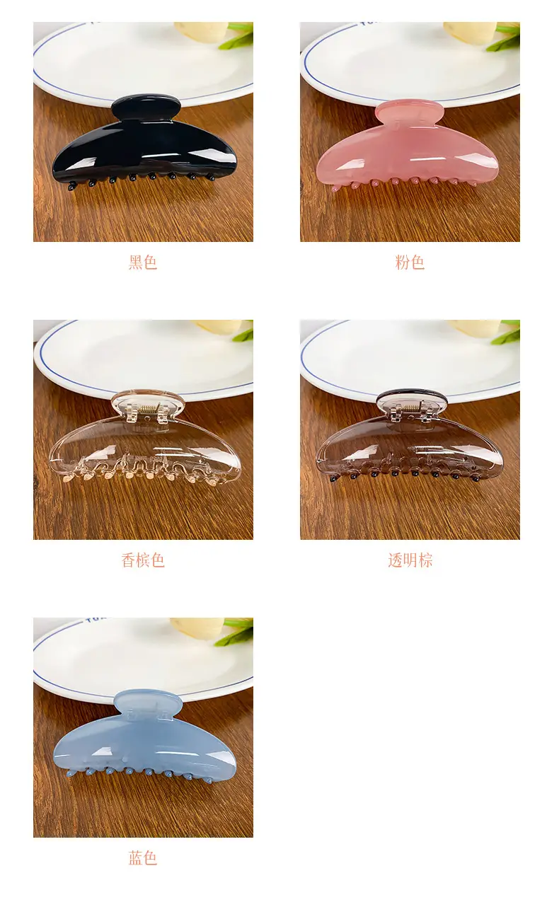Korean Style Shark Clip for Women with Pearl Beads — feature 5