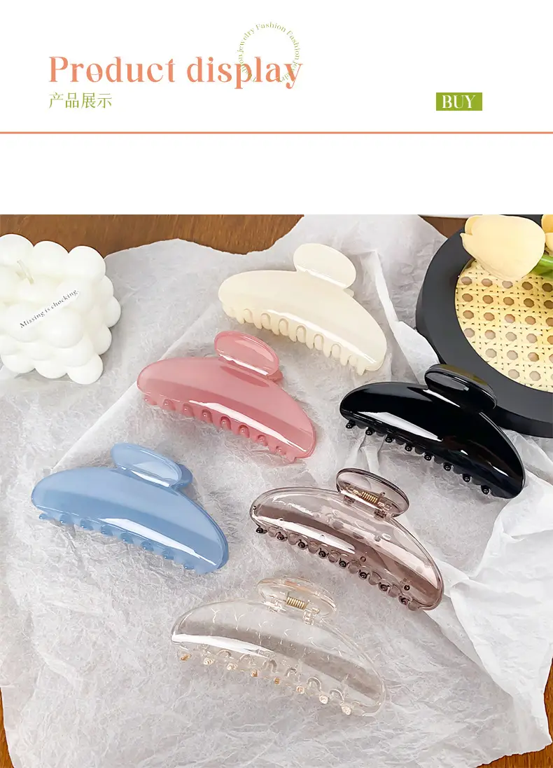 Korean Style Shark Clip for Women with Pearl Beads — feature 6