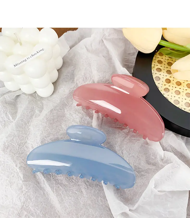 Korean Style Shark Clip for Women with Pearl Beads — feature 7