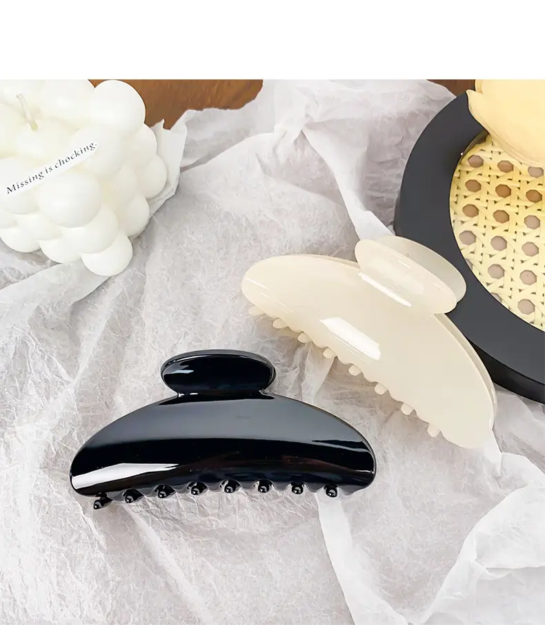 Korean Style Shark Clip for Women with Pearl Beads — feature 8