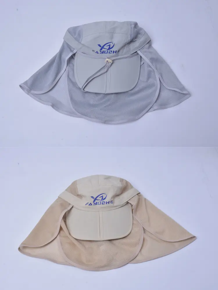 Outdoor Fishing Hat Sunscreen Cap Anti-Mosquito Folding Shawl — feature 7