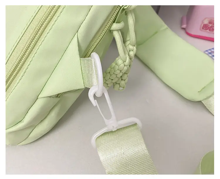 Women's Green Nylon Chest Bag 2024 New — feature 10