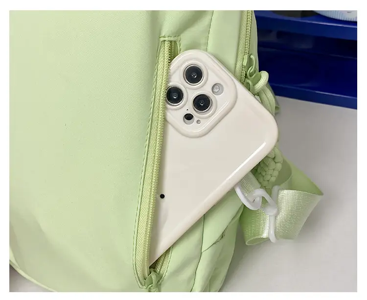 Women's Green Nylon Chest Bag 2024 New — feature 13