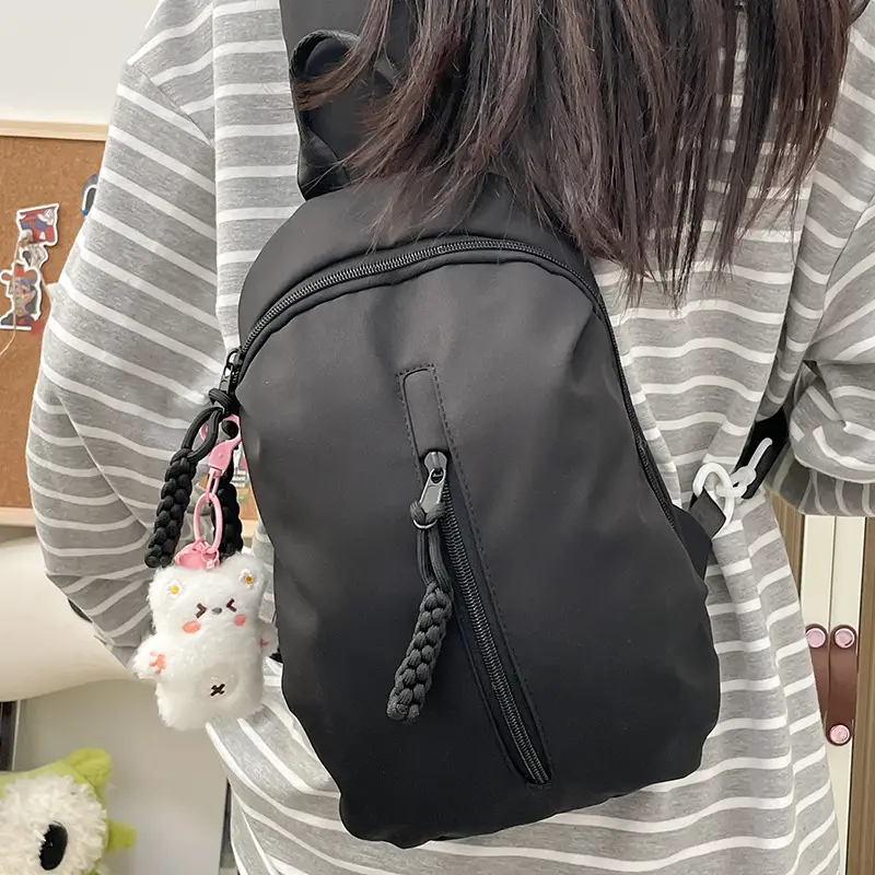 Women's Green Nylon Chest Bag 2024 New - Image 2