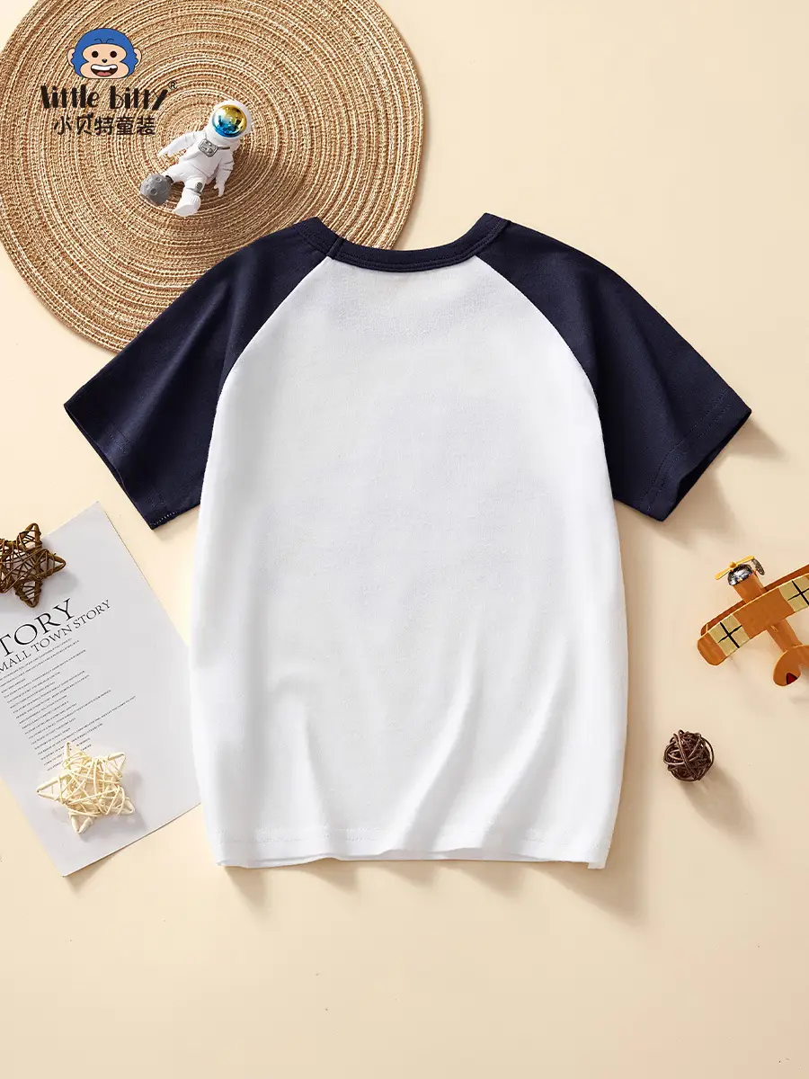Children's Cartoon Car T-Shirt Boys Cotton Summer Wear - Image 3