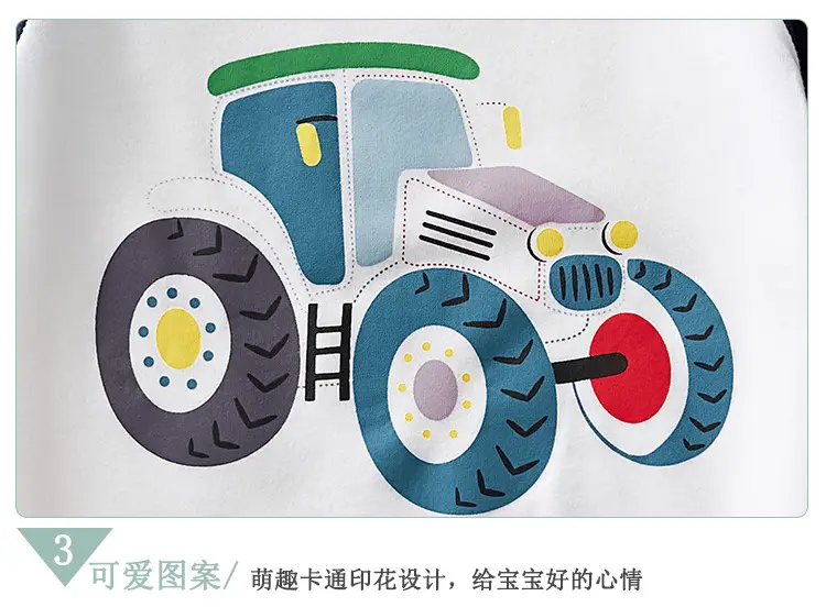 Children's Cartoon Car T-Shirt Boys Cotton Summer Wear — feature 11