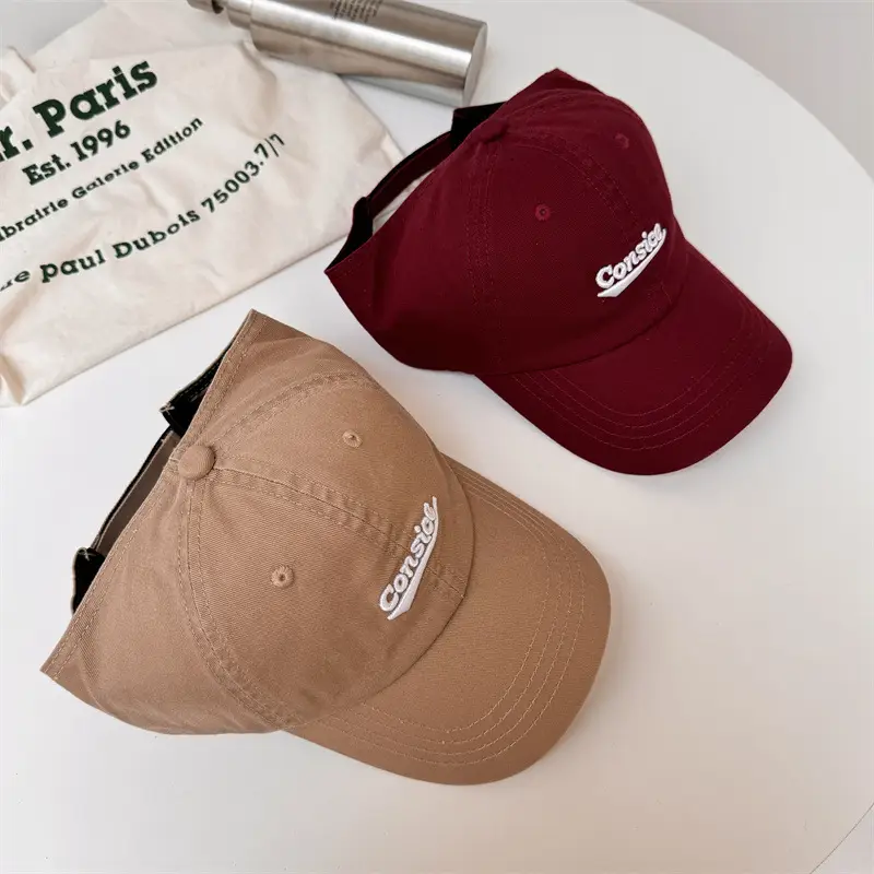 Men's Black Embroidered Baseball Cap All Season Casual - Image 7