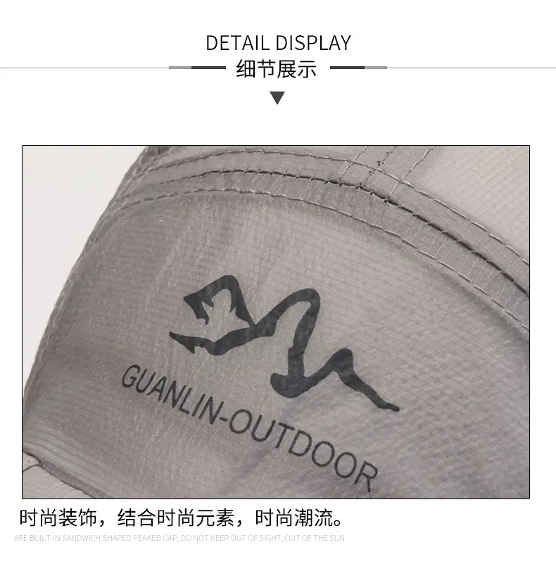 Blue Sunshade Cap & Shawl Set for Outdoor Use — feature 13