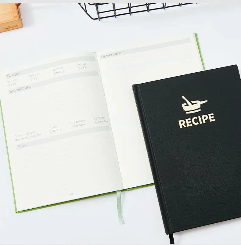 Pink B5 Recipe Notebook PU Leather Business Notepad — feature 13