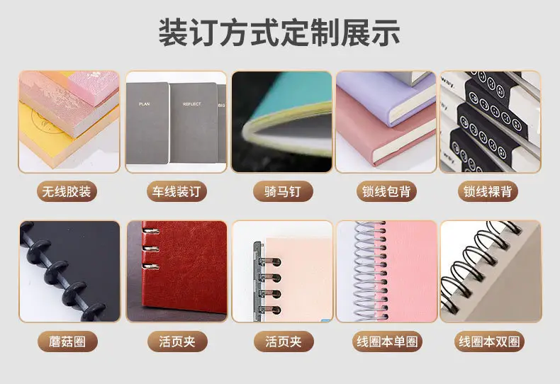 Pink B5 Recipe Notebook PU Leather Business Notepad — feature 19