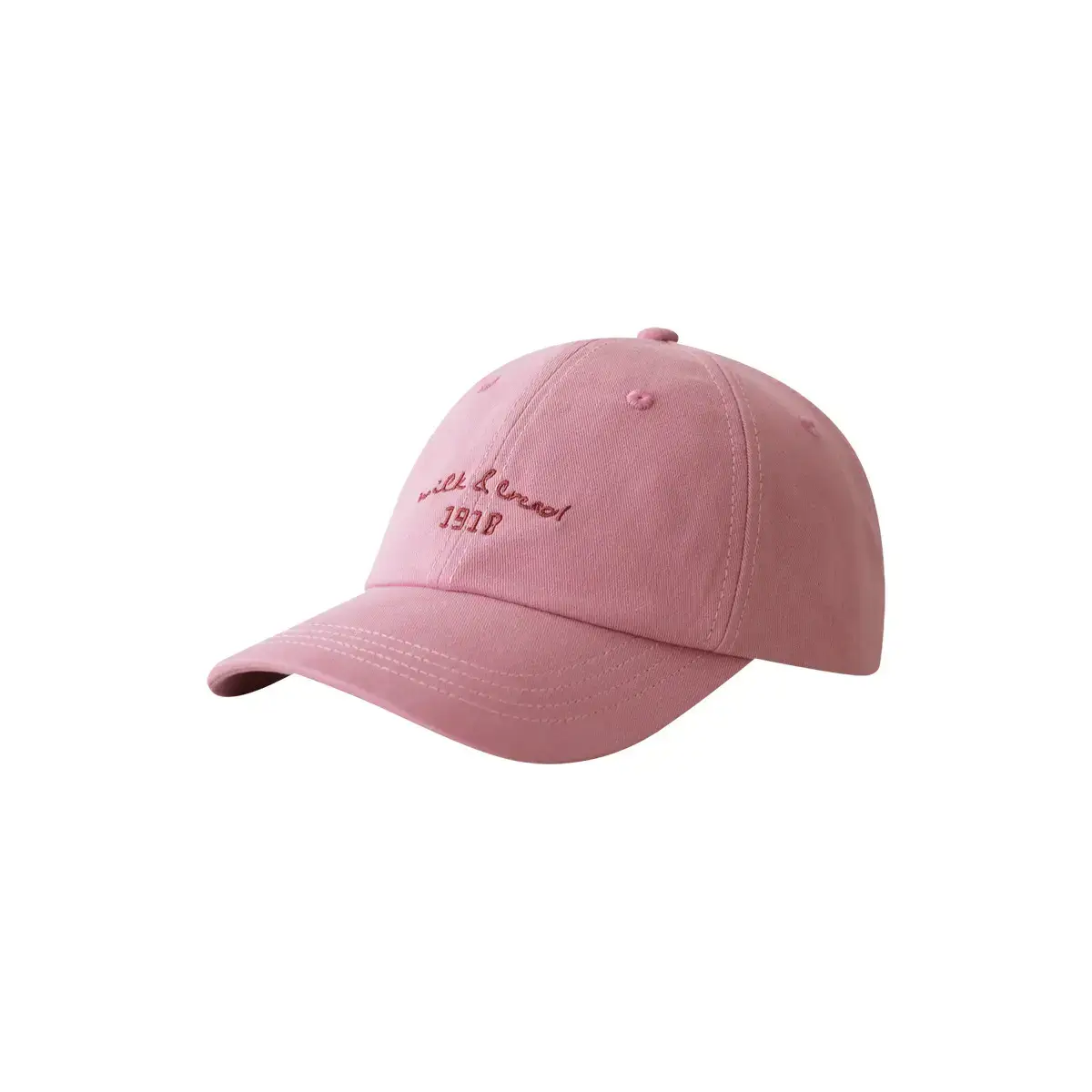 Korean-style Women's Pink & Light Blue Baseball Caps - Image 11
