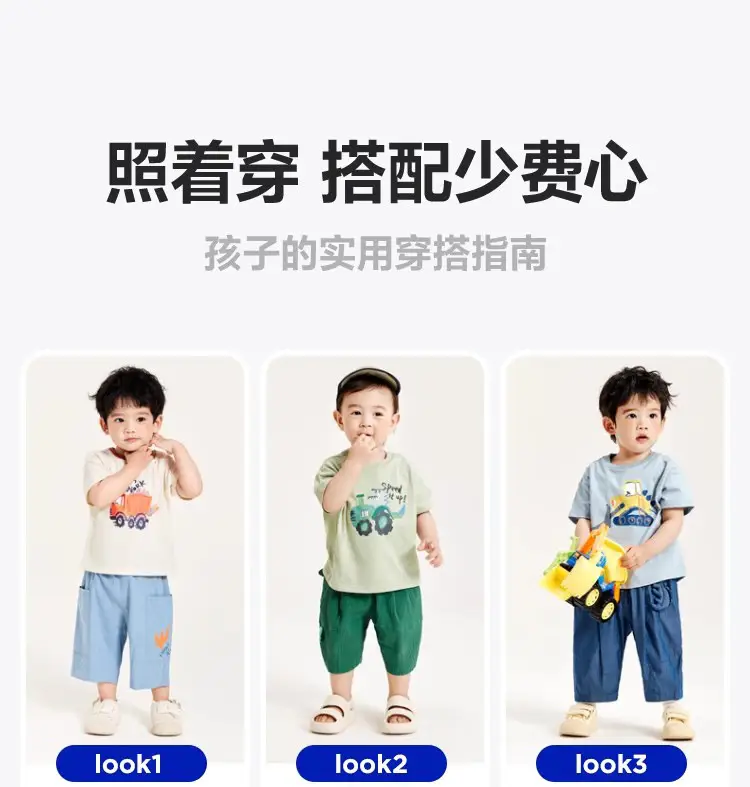 Kids Short Sleeve T-Shirt Boys Baby Cotton Summer Top — feature 5