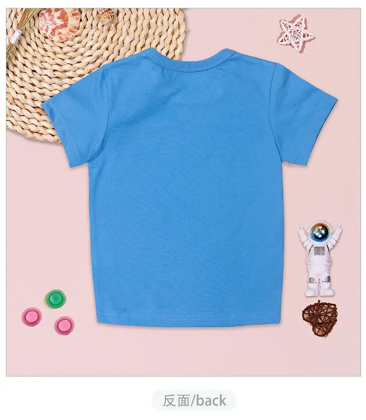 2025 Boys Blue Cartoon T-Shirt with Car Print — feature 7