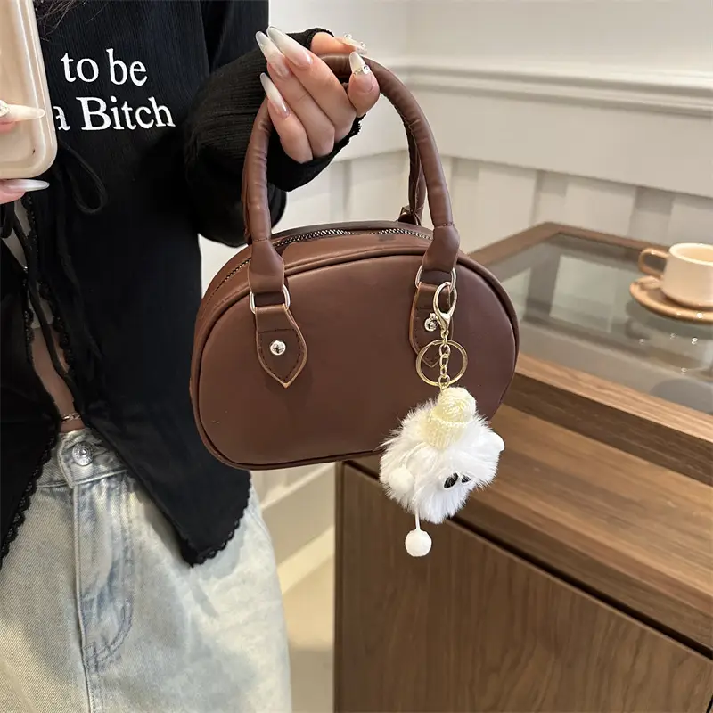 Women's Black Textile Shoulder Crossbody Bag 2025 - Image 7