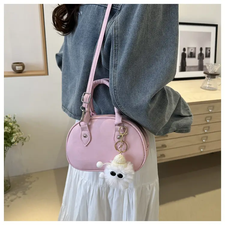 Women's Black Textile Shoulder Crossbody Bag 2025 — feature 18