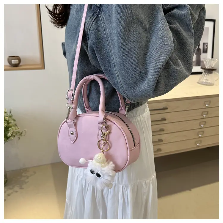 Women's Black Textile Shoulder Crossbody Bag 2025 — feature 19