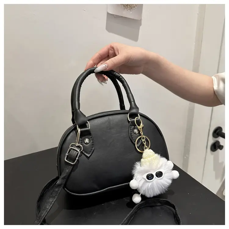 Women's Black Textile Shoulder Crossbody Bag 2025 — feature 20