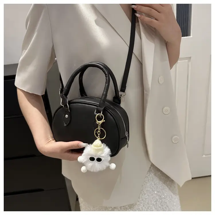Women's Black Textile Shoulder Crossbody Bag 2025 — feature 24