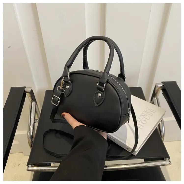 Women's Black Textile Shoulder Crossbody Bag 2025 — feature 28