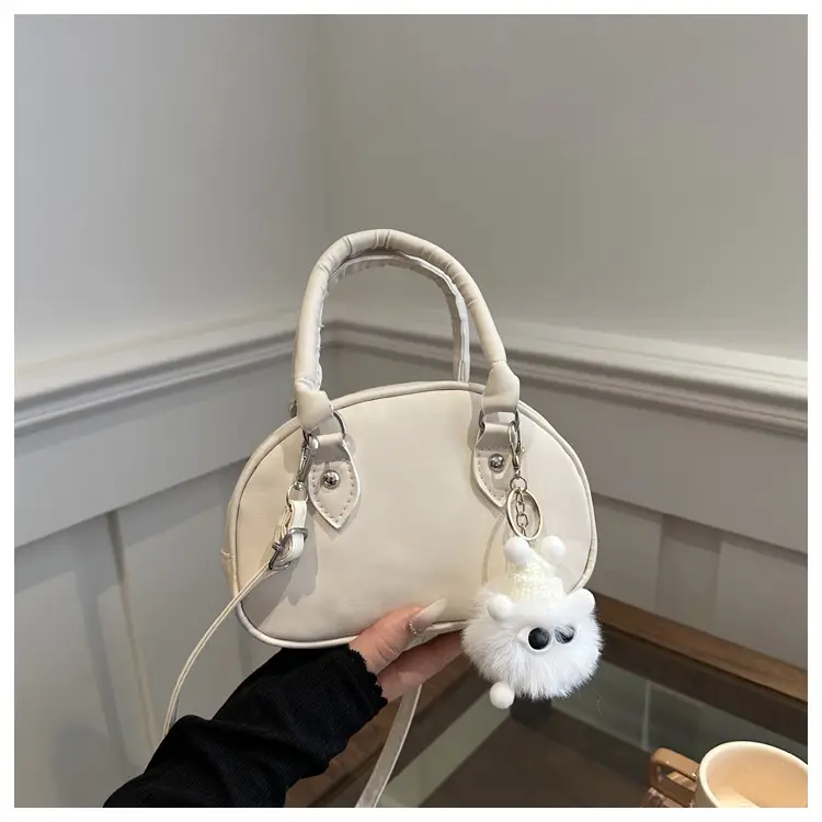 Women's Black Textile Shoulder Crossbody Bag 2025 — feature 9