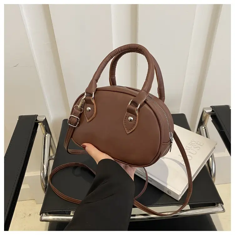 Women's Black Textile Shoulder Crossbody Bag 2025 - Image 4