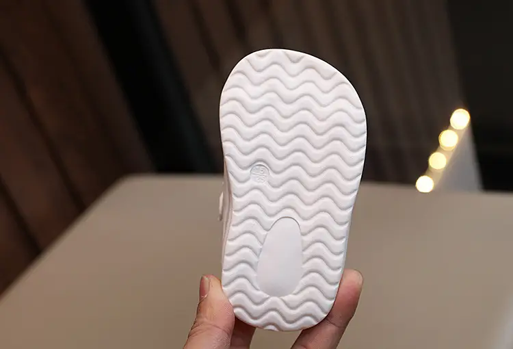 White Soft Sole Toddler Sandals for Boys Girls — feature 10