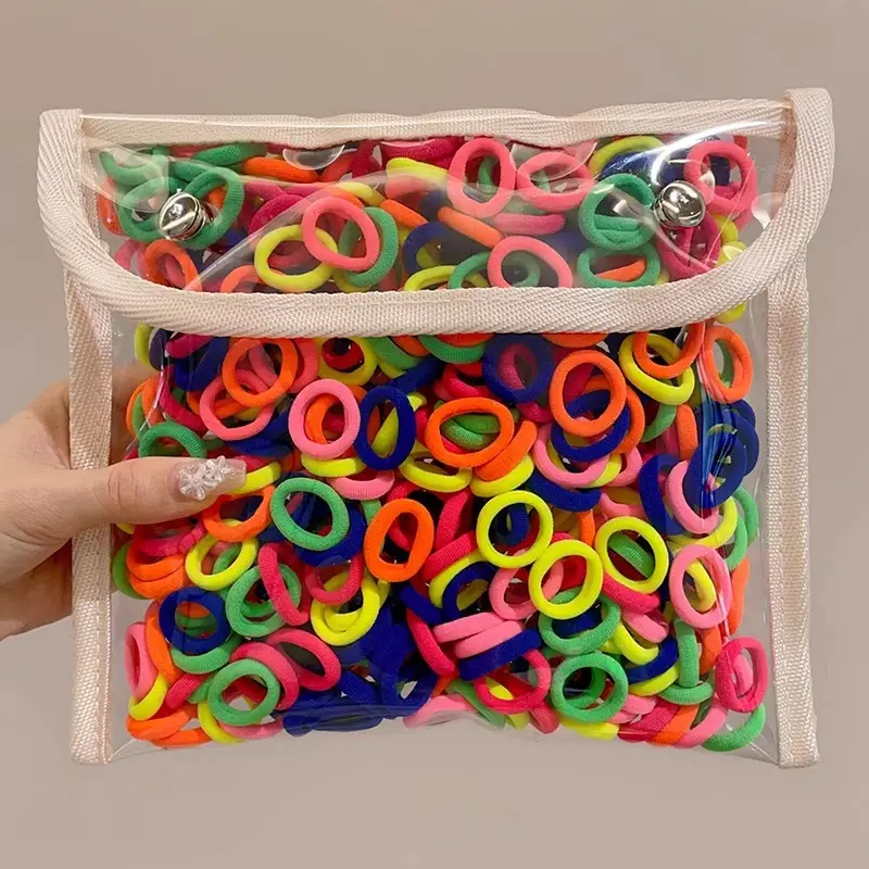 Children's Hair Rings Ponytail Rubber Band Set - Image 10