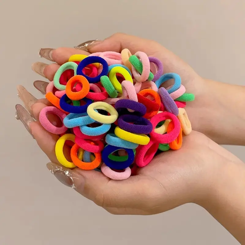 Children's Hair Rings Ponytail Rubber Band Set - Image 8