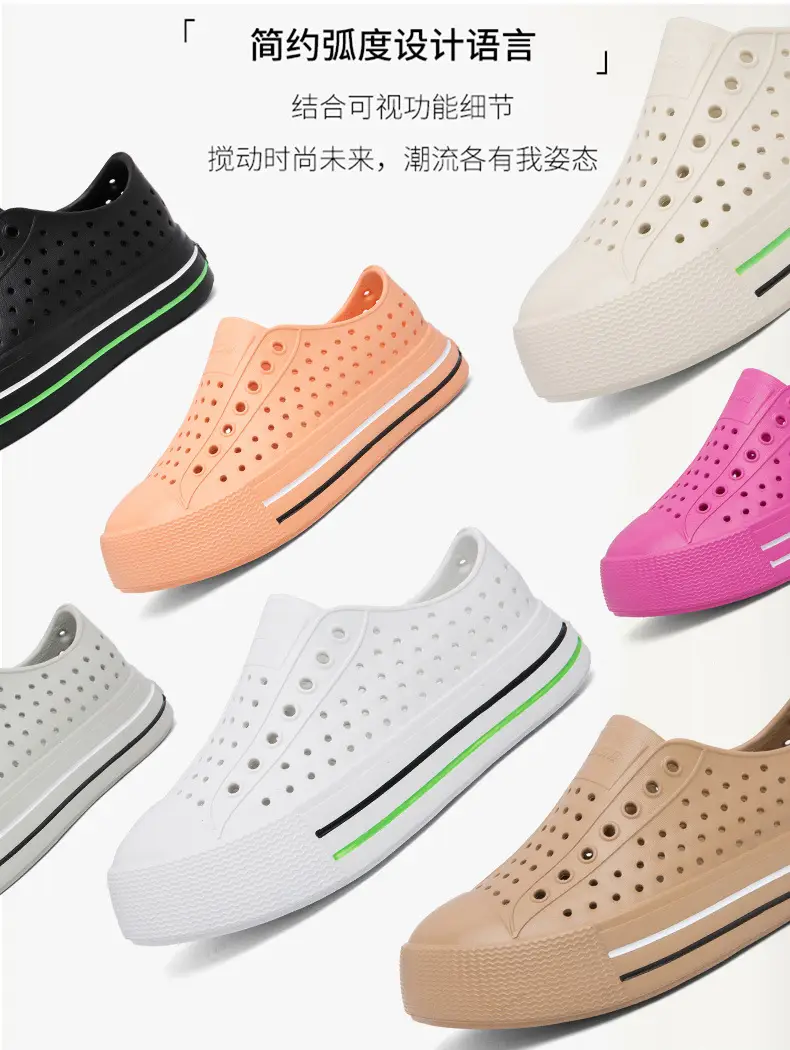 Spring and Summer Women's Sports Closed-Toe Thick-Soled Sandals Eva Clogs Comfortable Versatile Non-Slip Casual Beach Shoes — feature 10