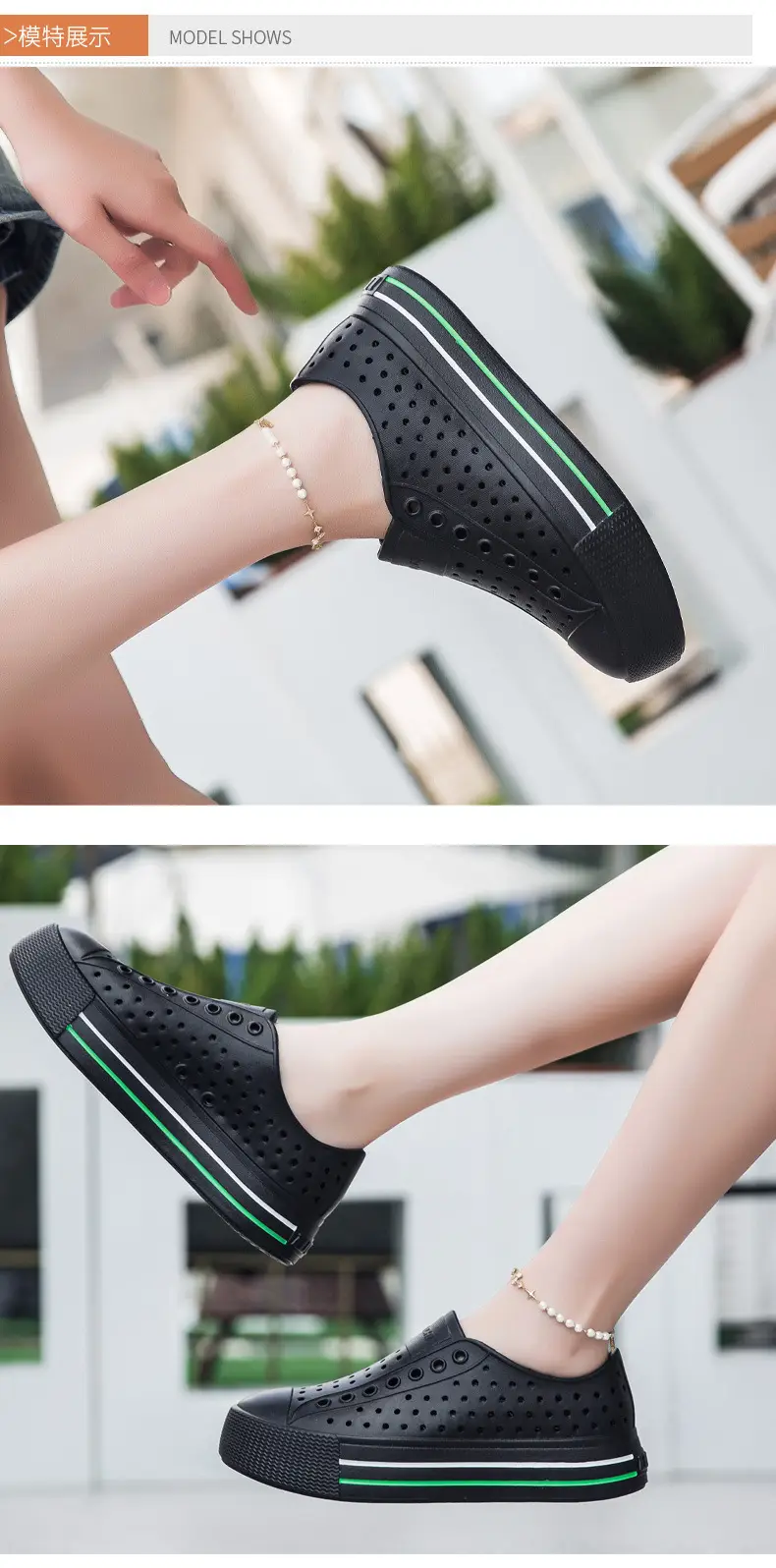 Spring and Summer Women's Sports Closed-Toe Thick-Soled Sandals Eva Clogs Comfortable Versatile Non-Slip Casual Beach Shoes — feature 14