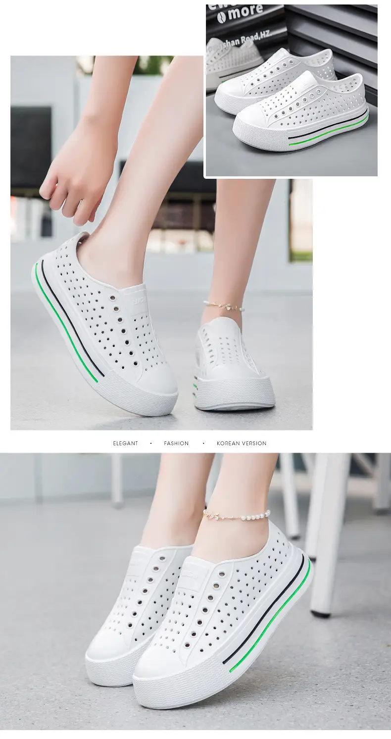 Spring and Summer Women's Sports Closed-Toe Thick-Soled Sandals Eva Clogs Comfortable Versatile Non-Slip Casual Beach Shoes — feature 16