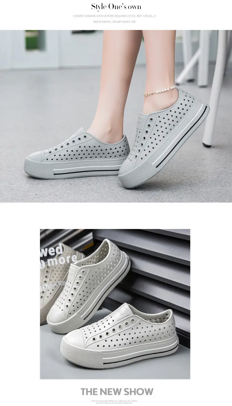 Spring and Summer Women's Sports Closed-Toe Thick-Soled Sandals Eva Clogs Comfortable Versatile Non-Slip Casual Beach Shoes — feature 17