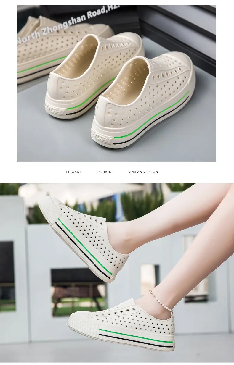Spring and Summer Women's Sports Closed-Toe Thick-Soled Sandals Eva Clogs Comfortable Versatile Non-Slip Casual Beach Shoes — feature 19