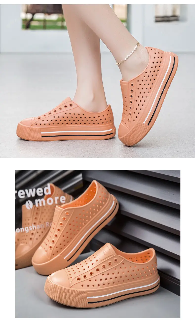 Spring and Summer Women's Sports Closed-Toe Thick-Soled Sandals Eva Clogs Comfortable Versatile Non-Slip Casual Beach Shoes — feature 21