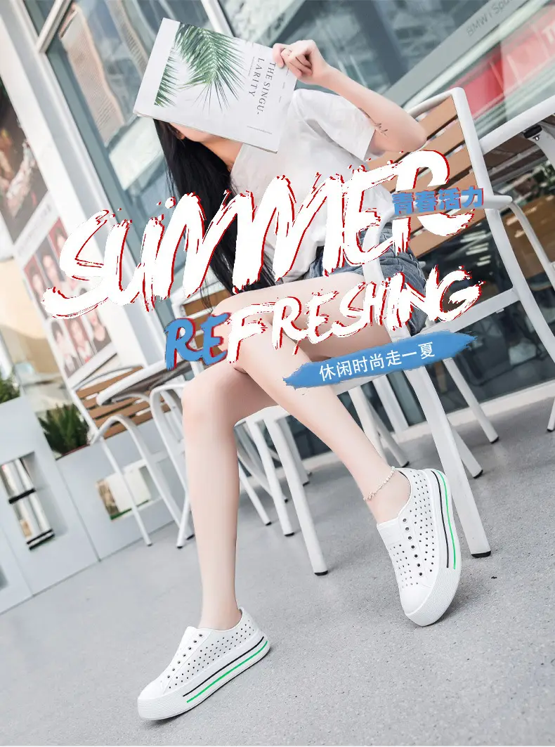 Spring and Summer Women's Sports Closed-Toe Thick-Soled Sandals Eva Clogs Comfortable Versatile Non-Slip Casual Beach Shoes — feature 8
